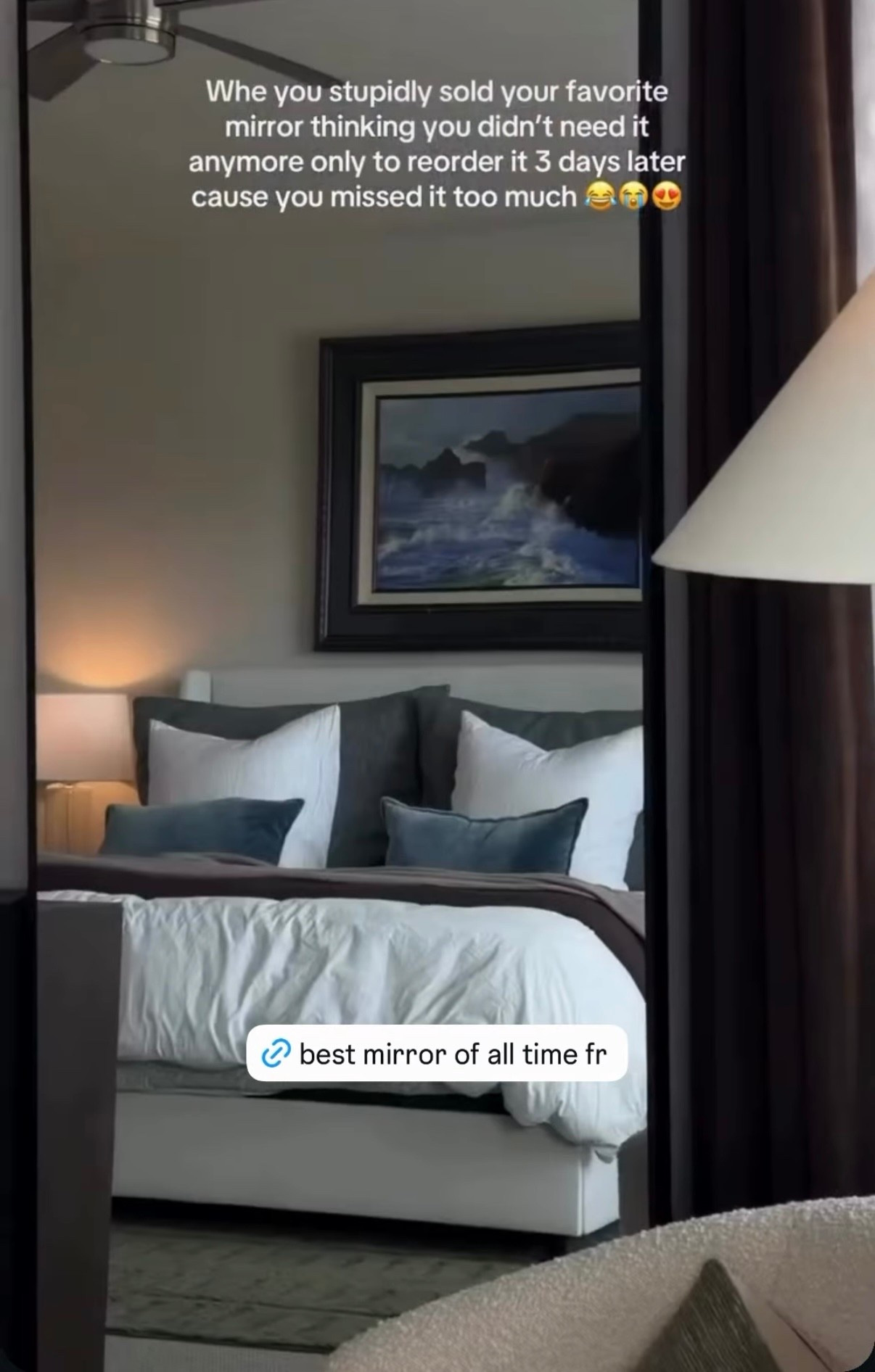 Best mirror from ikea hands down.

#ikea #mirror #bedroomdecor #housedesign #home 
#homedecor 

#LTKHome