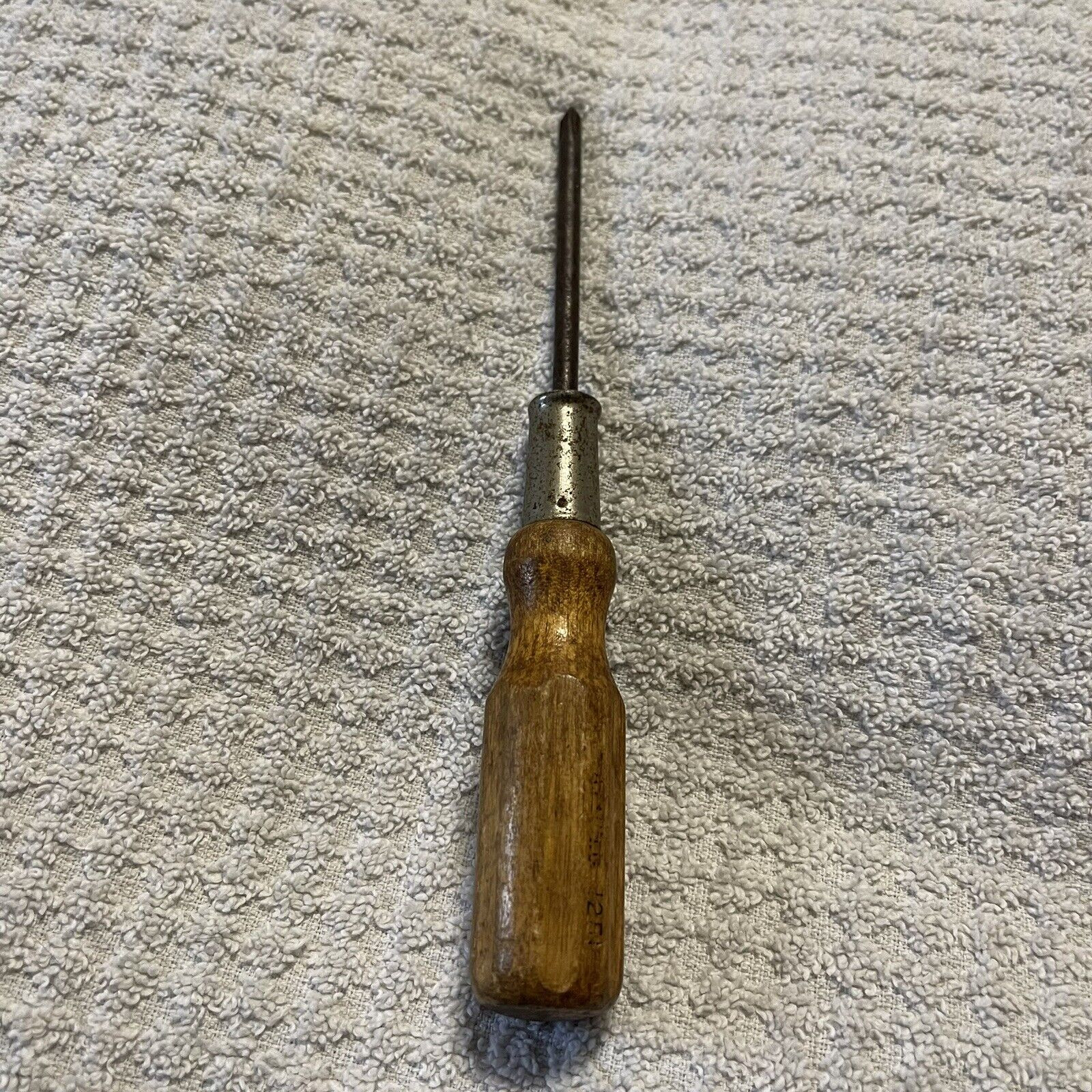 Vintage 6.5” Wood Handle Phillips Screwdriver 3/16 Head Woodworking Carpentry | eBay US