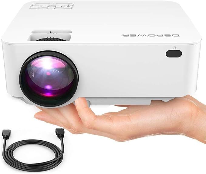 DBPOWER L12 Mini Projector, 176'' 3000L LED Movie Projector, Home Theater Video Projector with HD... | Amazon (US)