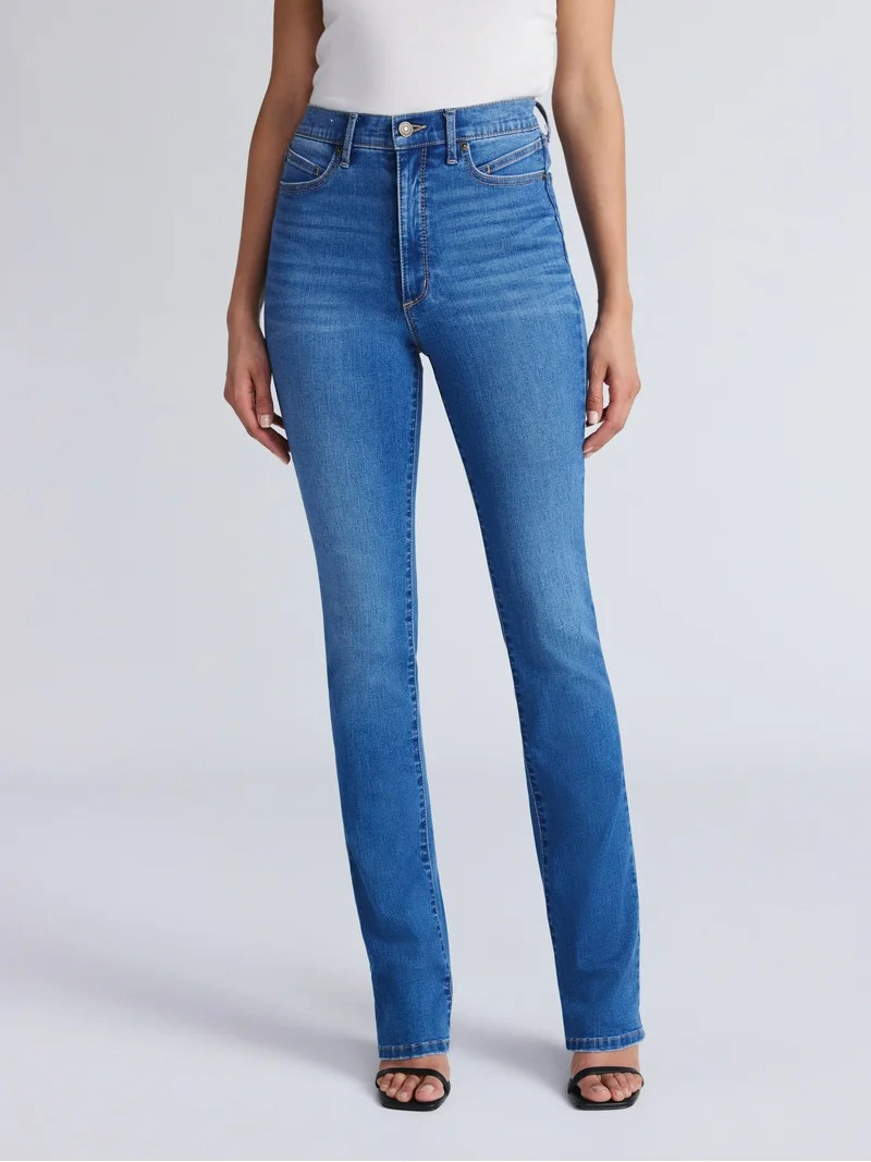 Sofia by Sofia Vergara Women's Marisol Bootcut Curvy High Rise Jeans, 32.5" Inseam, Sizes 0-20 - ... | Walmart (US)