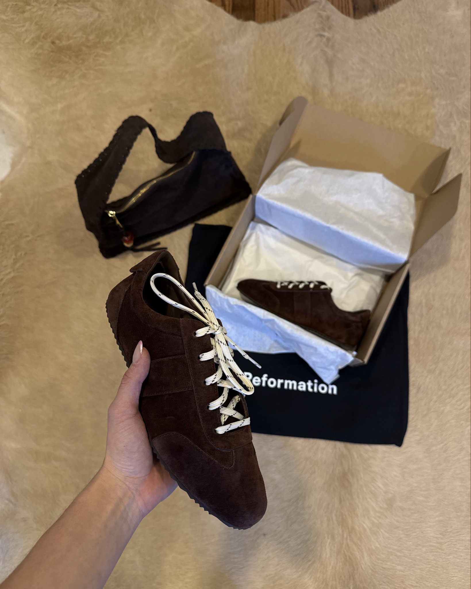 NEW SHOES | Choco brown suede staples from Reformation 🤎🧸☕️

#LTKU #LTKNYFW