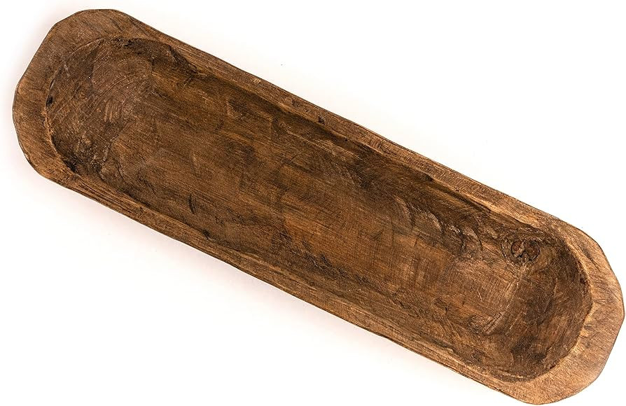 Red Barn Candle Company - 20" x 6" - Rustic Wooden Bread Dough Bowl - Wood Bowl Decor - Bateas - ... | Amazon (US)