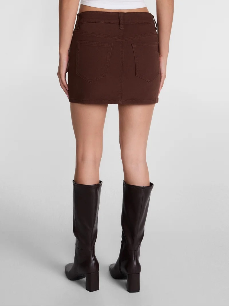 Madden NYC Women's Twill Mini Skirt, Sizes XXS-XXL | Walmart (US)