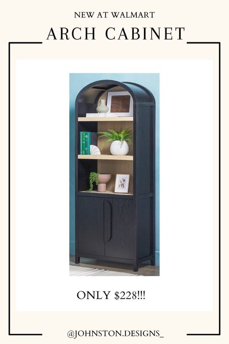 NEW AT WALMART!!

This beauty is only $228!!! For this scale and style this is a steal!! Just ordered one myself and can’t wait to show you all more when it arrives.  I do not think this will last long!

Arch Cabinet | Black Cabinet | Affordable Home Finds | Budget Friendly Home Finds 

#LTKSaleAlert #LTKHome