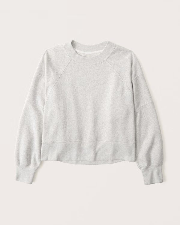 90s Sharkbite Crew Sweatshirt | Abercrombie & Fitch (US)