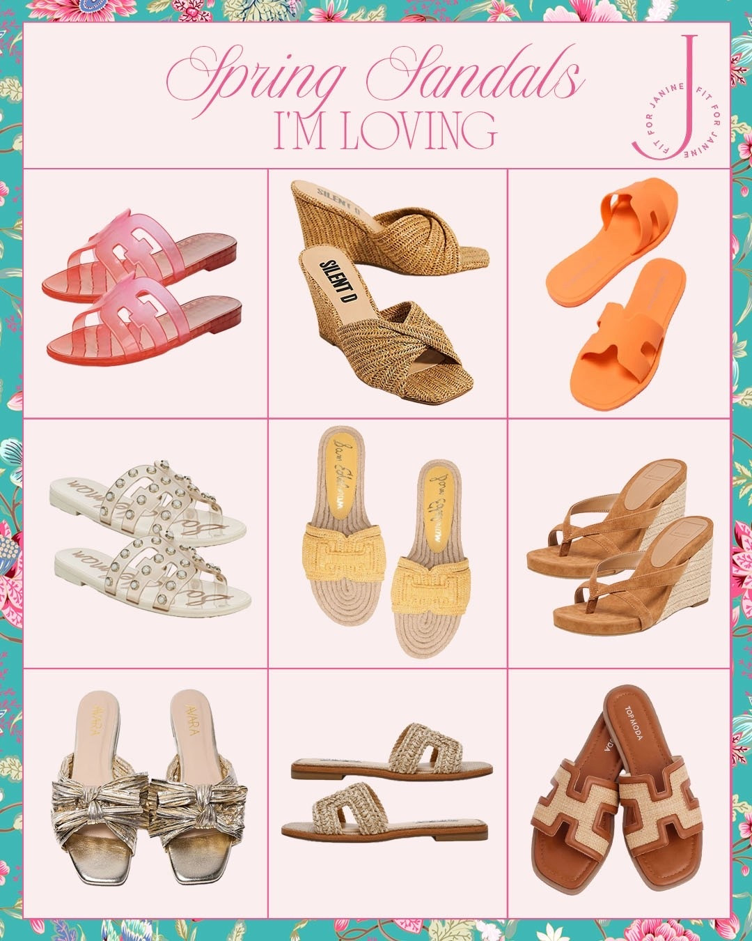 As the weather starts to change, sandals become the preferred shoe of choice! Here are some of my favorites that I will be wearing all season long! 

Fit4Janine, Slides, Heels, Wedges, Sam Edelman, Silent D, Dolce Vita

#LTKootd #LTKSeasonal