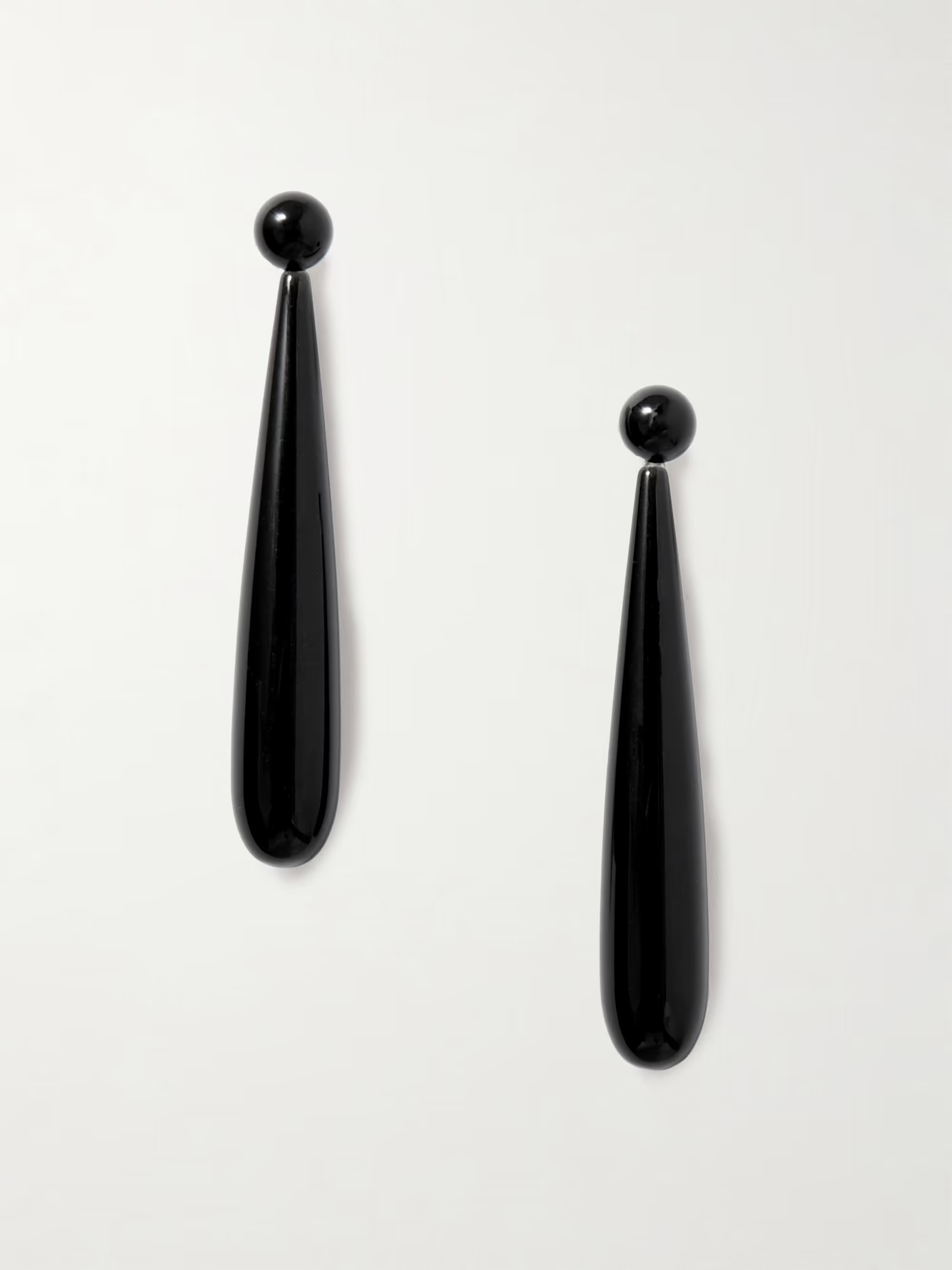 Angelika silver onyx earrings | NET-A-PORTER (UK & EU)