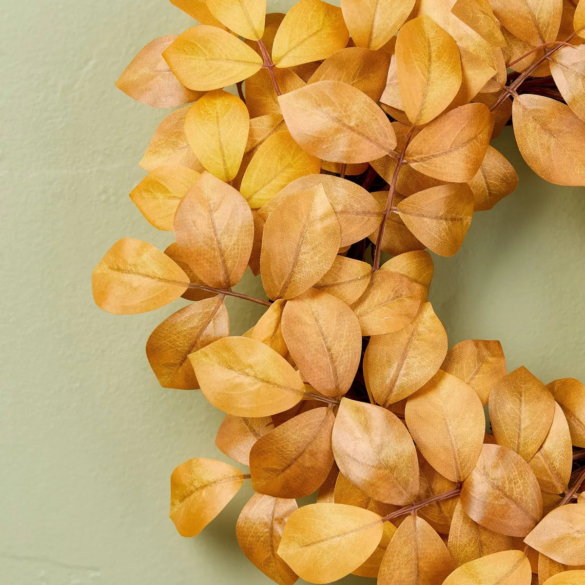 Mini Yellow Aspen Wreath - Hearth & Hand™ with Magnolia | Target