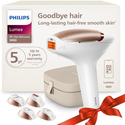 Philips Lumea 9000 Series IPL Hair Removal Device, Permanent Laser Hair Reduction for Women & Men... | Amazon (US)