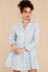 Lift Your Spirits Sage Green Gingham Dress | Red Dress 