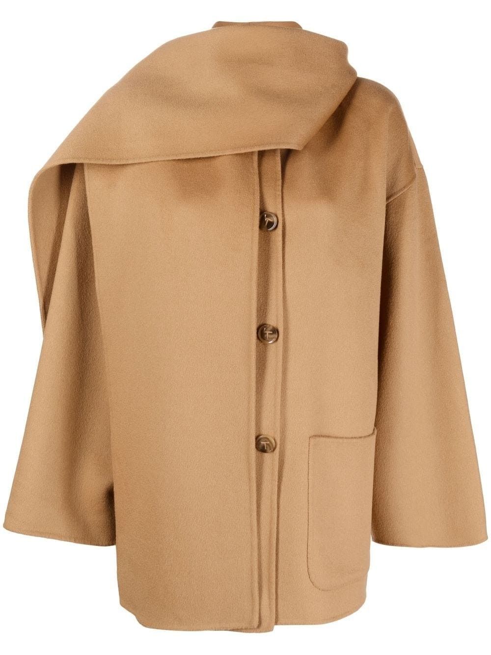 New SeasonTOTEMEDoublé wool scarf jacket | Farfetch Global