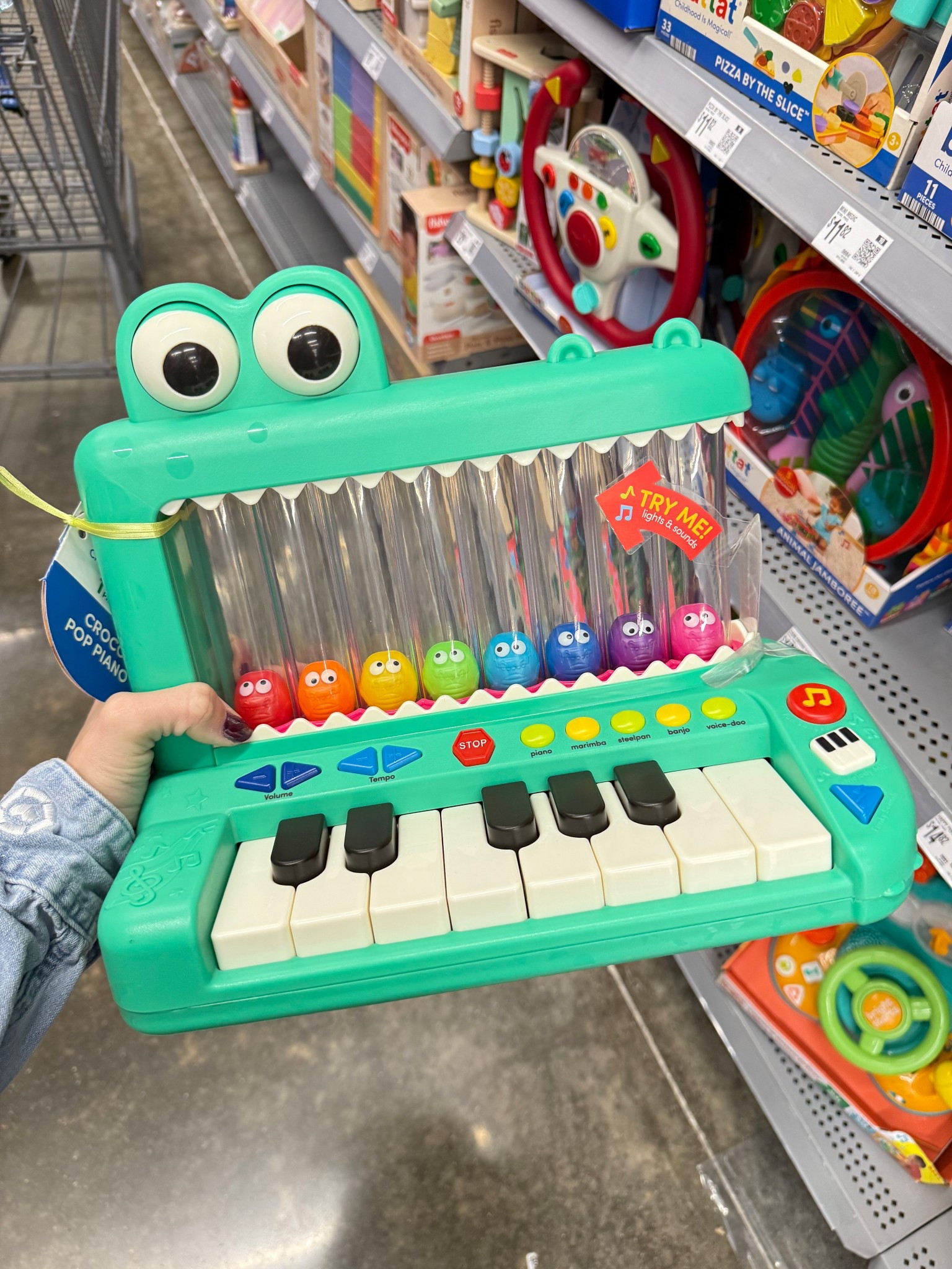Battat Croco Pop Piano Toy Keyboard with Songs Sounds Lights, Baby and Toddler Toys

#LTKHoliday #LTKGiftGuide #LTKKids