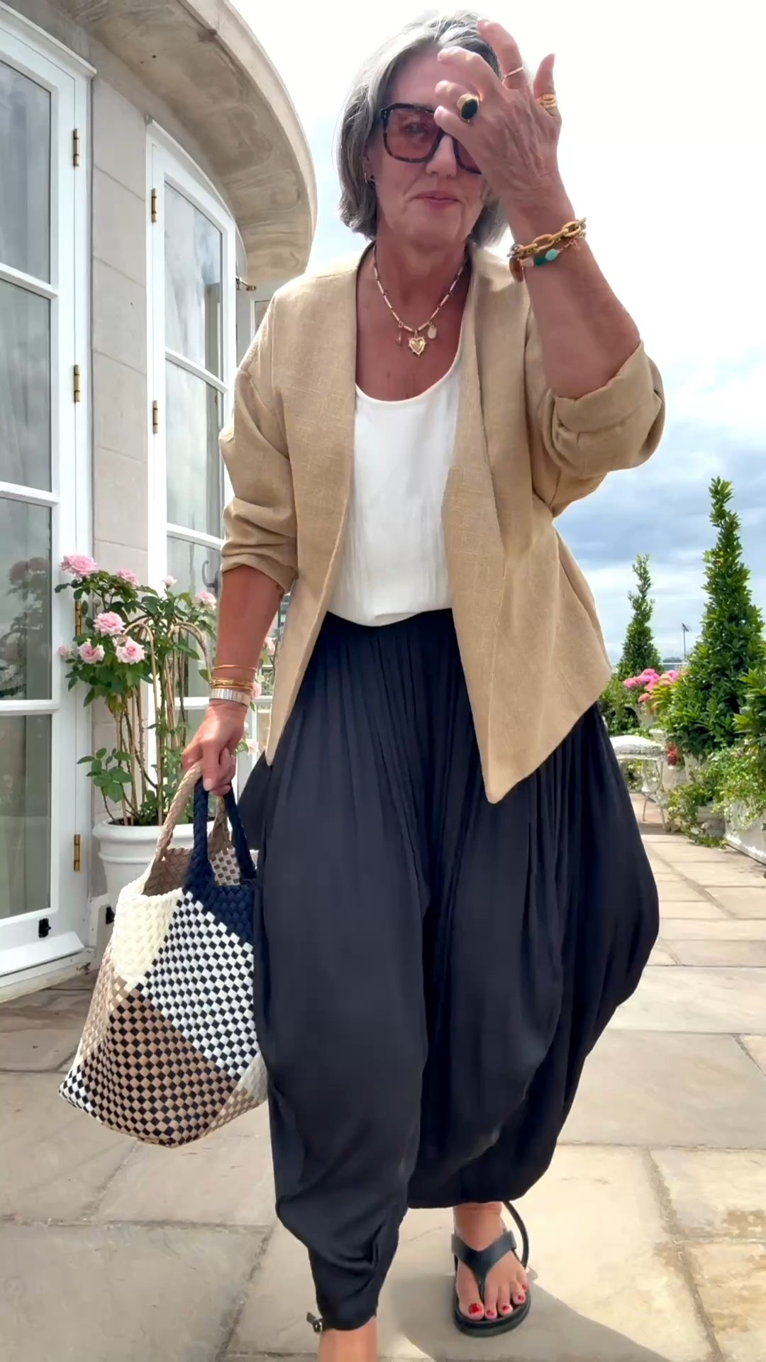 #oota
Wearing Albaray jacket size 10, it's generous Im normally a 12.
Albaray vest size 10
Zara trousers
Size medium
Sandals and bag old similar linked

#LTKuk #LTKsummer #LTKmidsize