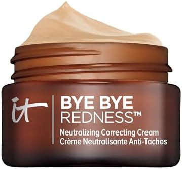 IT Cosmetics Bye Bye Redness Full Coverage Color Correcting Cream - Redness Neutralizing Tinted F... | Amazon (US)