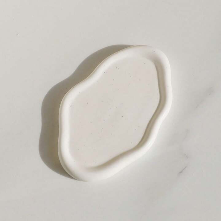1pc Creative Cloud-shaped Jewelry Tray, Ceramic Plate For Storage Of Rings, Necklaces And Bracele... | SHEIN