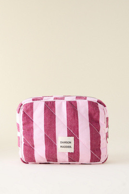 Damson Madder Pink Stripe Wash Bag | Anthropologie (UK)