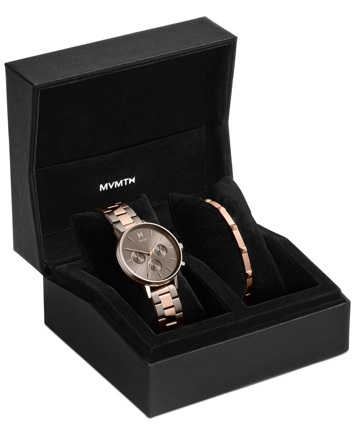 Mvmt Women's Chronograph Nova Orion Two-Tone Steel Bracelet Watch Set 38mm | Macys (US)