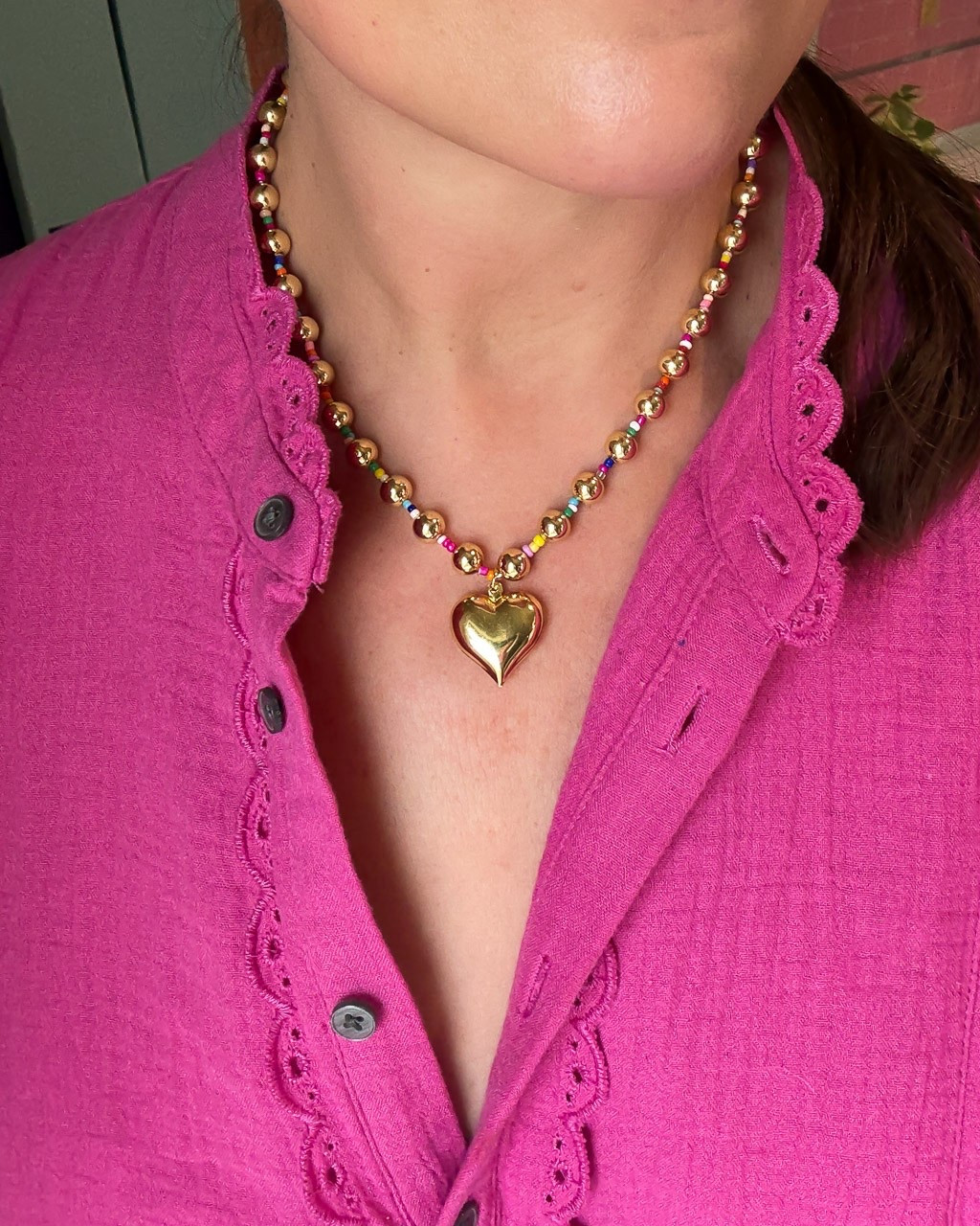 The details on my gauze top are PERFECTION! Also my necklace is on major sale right now 🙌🏻 

#LTKMidsize #LTKOver40 #LTKFindsUnder50