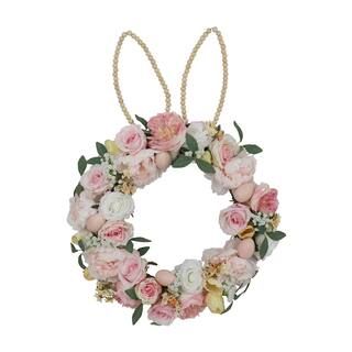 29" Mixed Floral Bunny Ears Wreath by Ashland® | Michaels Stores