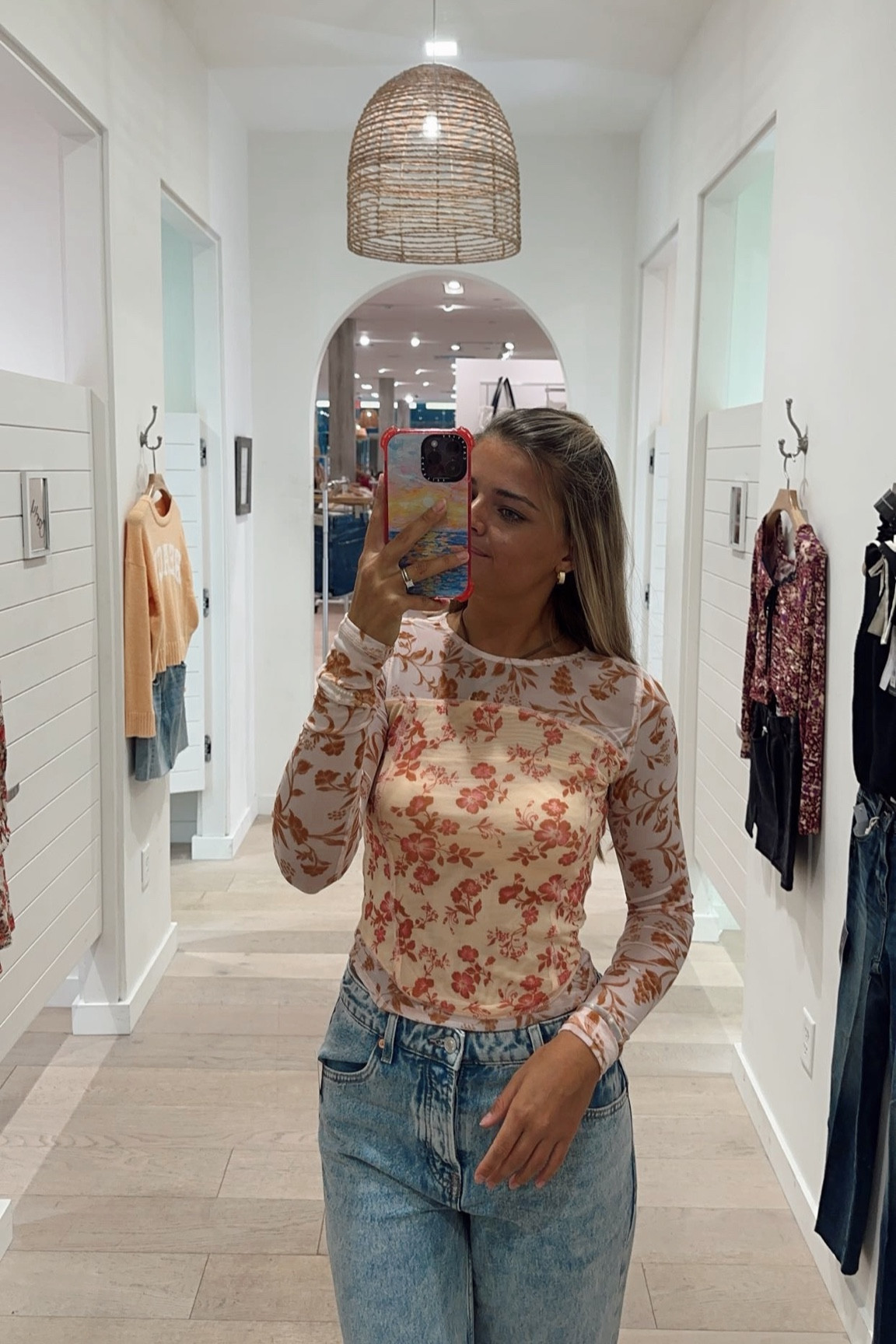 Floral Free People Long Sleeve - perfect fit for fall 

#LTKSeasonal #LTKFallSale