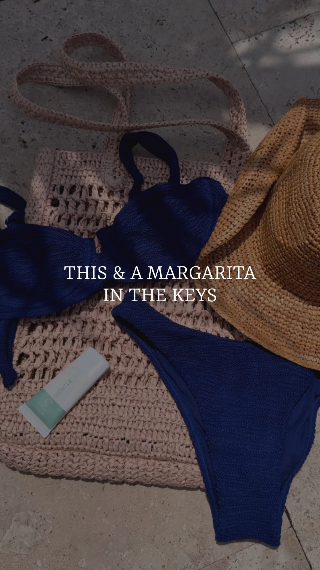 This, a margarita, and zero responsibilities. ☀️🍸 Linked my fave reef-safe sunscreen, crochet tote, and this textured suit that’s even better in the Keys.
Save it for your next beach escape 🤍 

Message me on Instagram @neesascavone for the moisturizer SPF 

#LTKsummer #LTKswim #LTKtravel #LTKFinds #beachready #momstyleblogger #resortwear #vacaystyle #summerlookbook #linkedlikethat #floridakeysstyle #swimwearstyle #ltkunder100 #reefsafesunscreen #safesunscreen #mineralsunscreen #moisturizer #mondayswim #floridakeys #vacation #vacationstyle #keys #beach #beachstyle #beachwear #bathingsuit #bathingsuitcoverup #coverup 

#LTKSwim #LTKSeasonal #LTKTravel