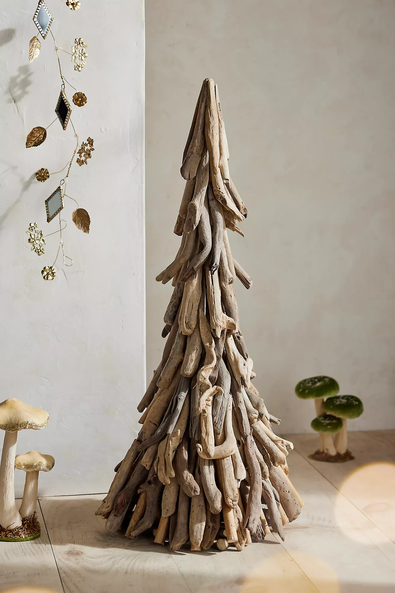 Tall Driftwood Cone | Anthropologie (US)