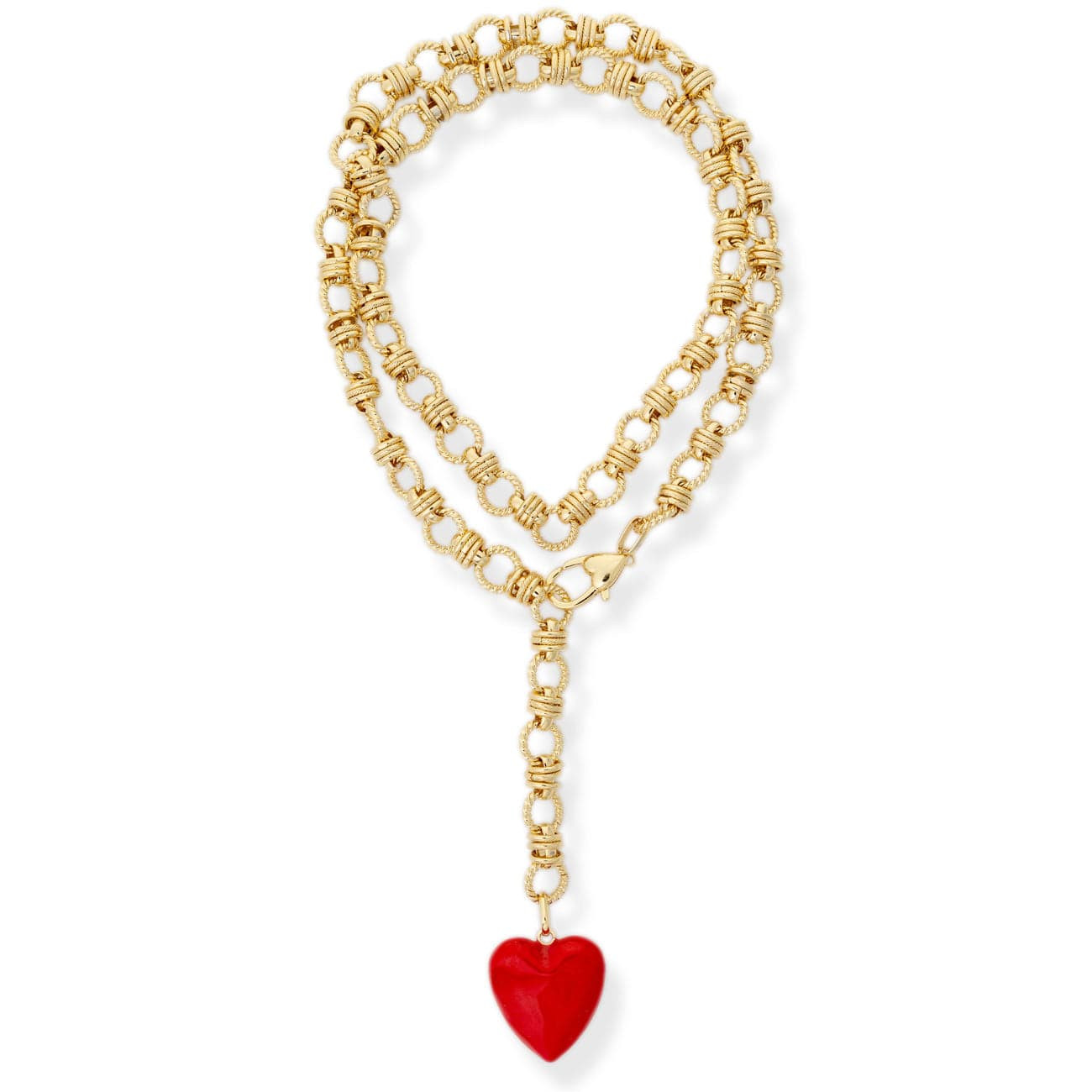 Rowan Heart Lariat | BRACHA