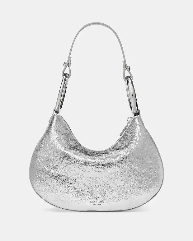 The Crinkle Metallic Bangle Bag | Kate Spade New York | Kate Spade (US)