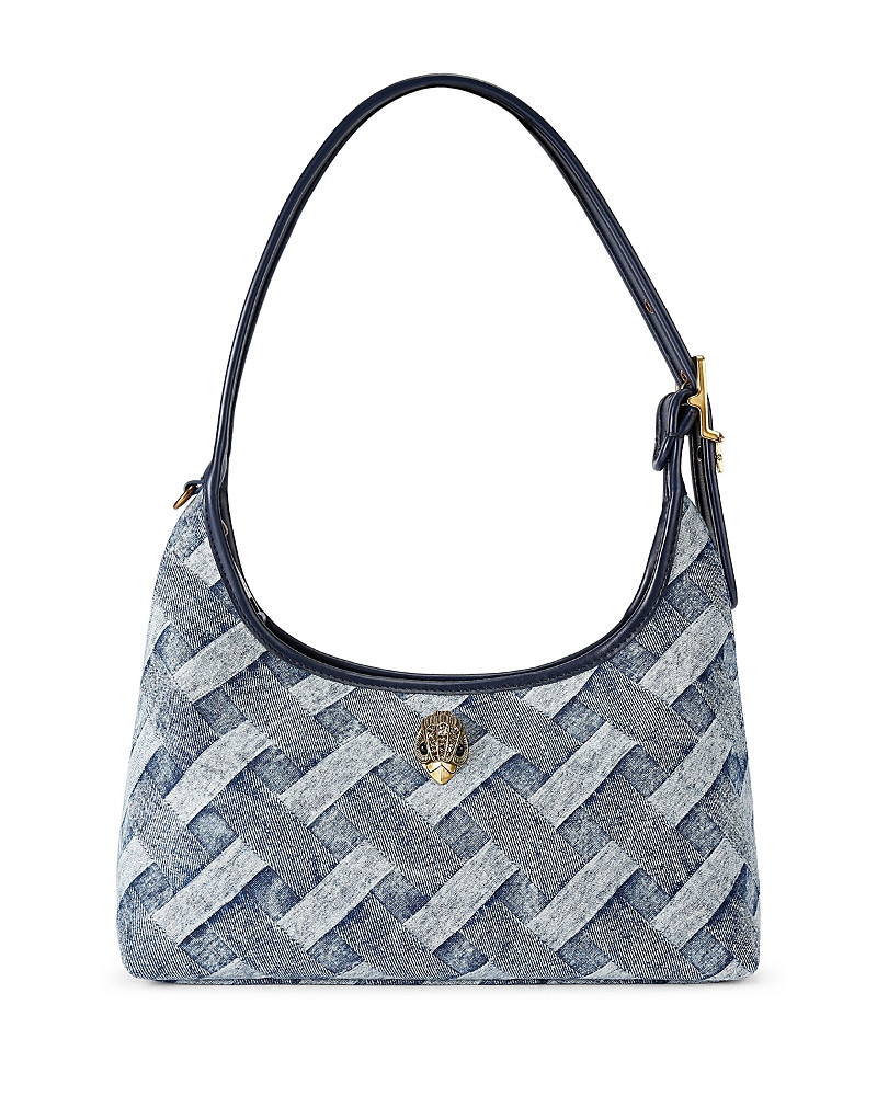Kurt Geiger London Kurt Woven Denim Shoulder Bag | Bloomingdale's (US)