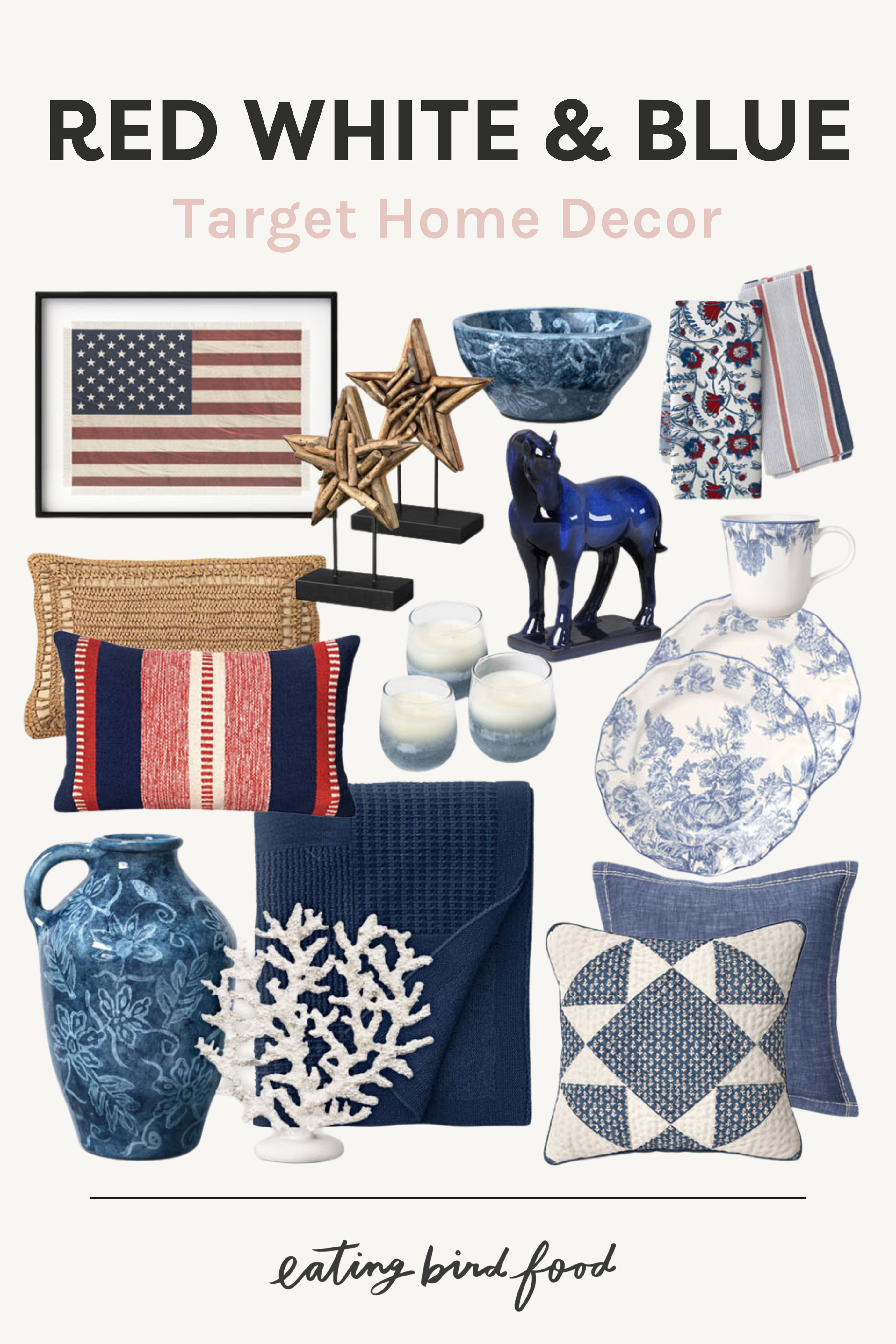 Target Red White & Blue Decor | Target Home Decor 

 #LTKSeasonal #LTKHome