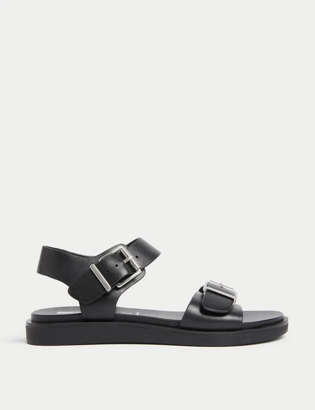 Leather Buckle Flat Sandals | Marks & Spencer (UK)