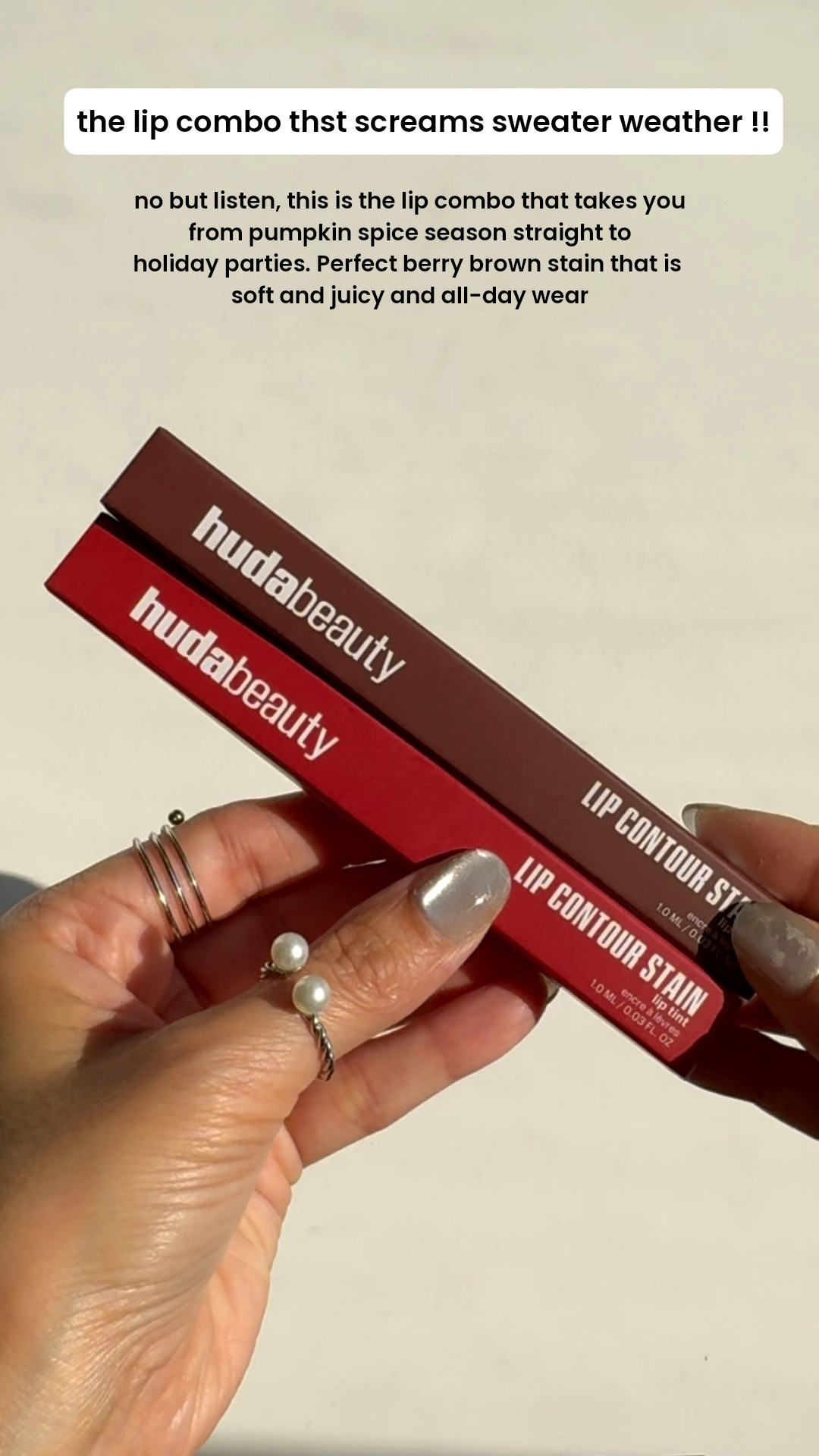 Perfect lip combo for fall/holidays with Huda Beauty Lop Contour Stains !!

#LTKGiftGuide #LTKBeauty #LTKFindsUnder50