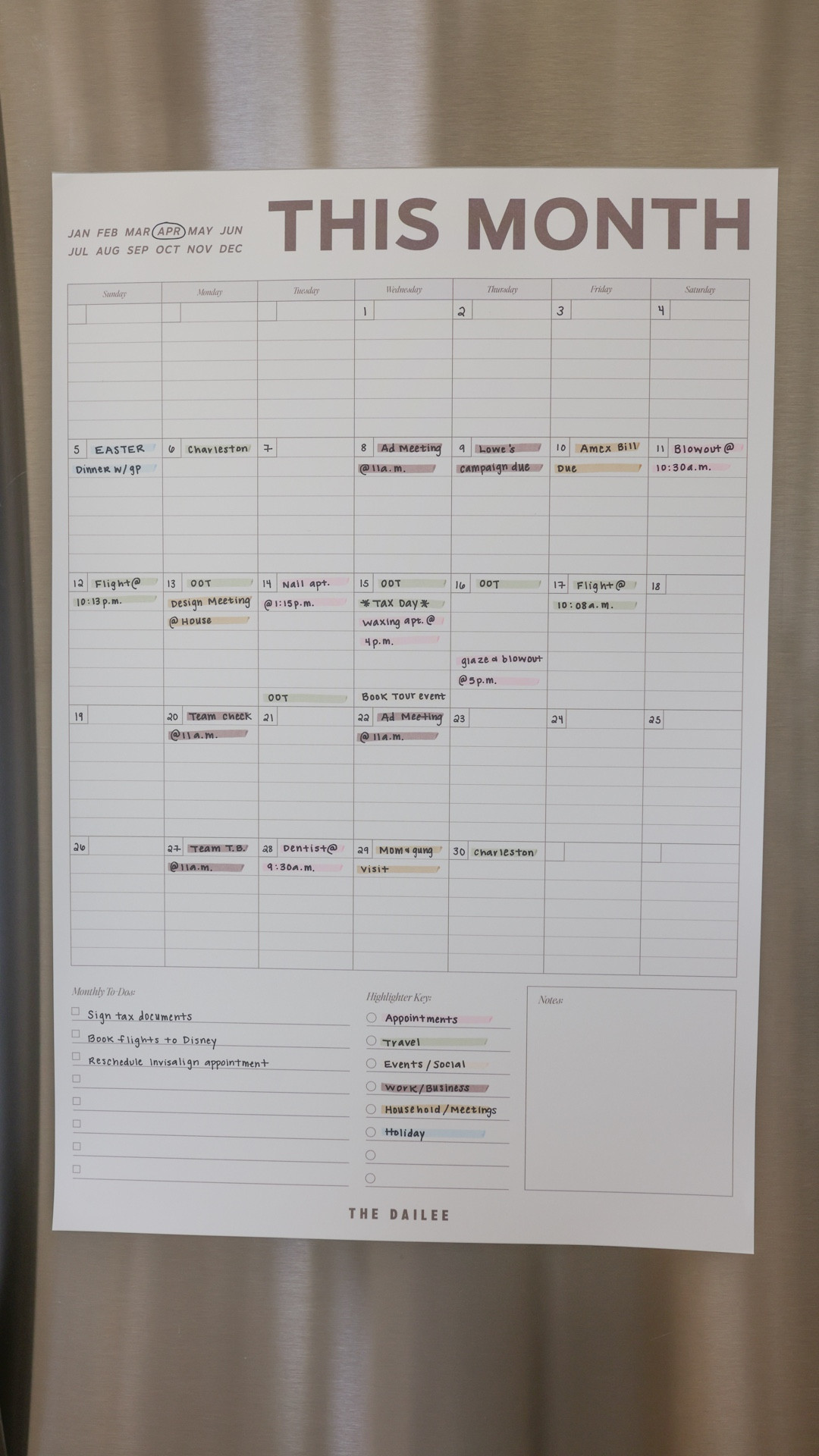 Love this vertical calendar for the fridge! 

Home organization, the dailee, wall calendar, planning, monthly calendar 

#LTKdayinmylife #LTKHome
