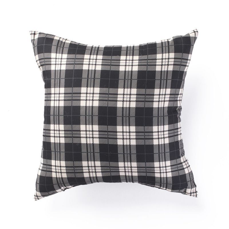 Lakeside Plaid Accent Pillow - Farmhouse Buffalo Check Throw Pillow for Couch or Bed | Target