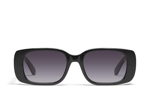 QUAY - Women's Sunglasses, Rectangle Lenses with UV Protection (Karma, Black/Smoke) | Amazon (US)