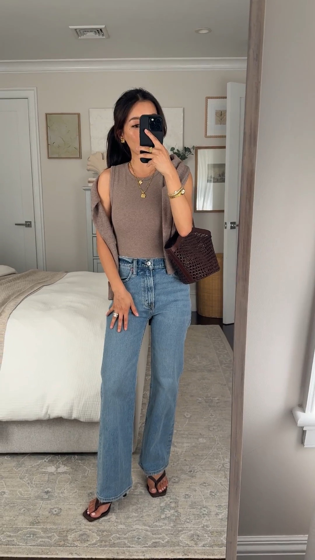 Last day for code AFLTK for 20% off!
• 90s relaxed jeans 24 Extra Short 
• Rib tank top XS with built in bra, snug fit, I sized up 

Petite friendly jeans, easy summer outfit, summer capsule wardrobe

#LTKPetite #LTKootd #LTKmomlife