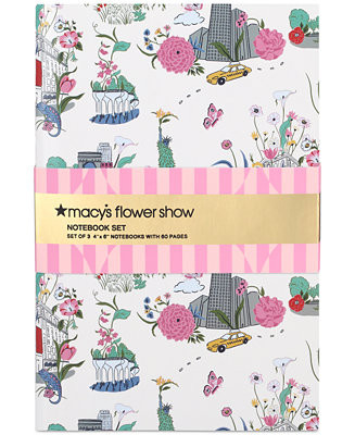 Macy's Flower Show 3-Pc. 60-Page Notebook Set, Exclusively at Macy's  - Macy's | Macy's