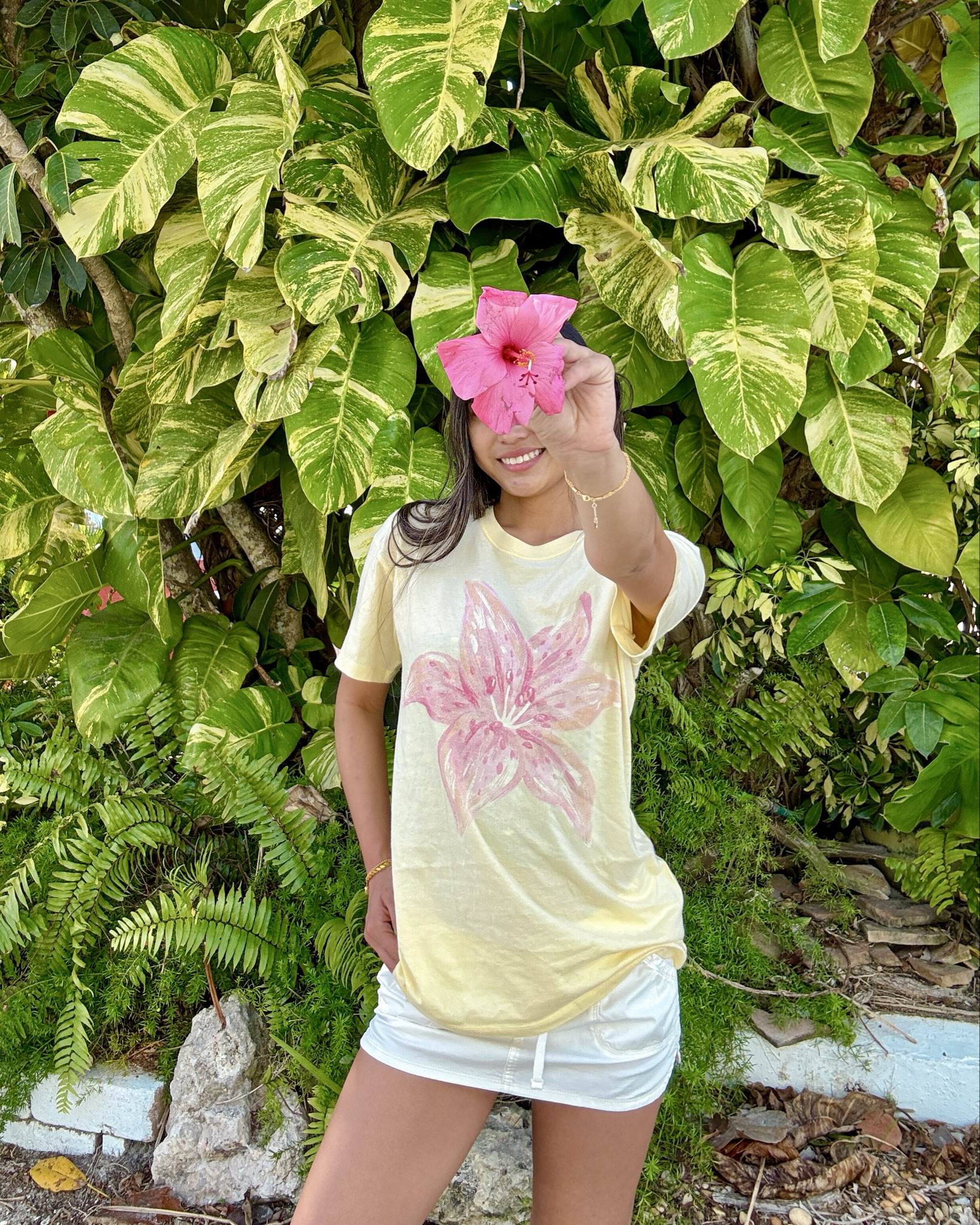 spring break / summer outfit inspo | wearing a size XS top and bottom in Hollister sizing. tee fits oversized and is super soft! skort has built in shorts as well which are nice :)

#LTKootd #LTKdayinmylife #LTKTravel