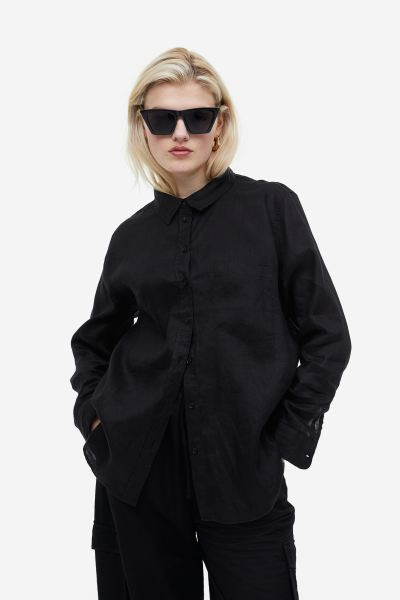 Linen shirt | H&M (UK, MY, IN, SG, PH, TW, HK)