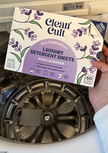 Clean Cult sent me their detergent sheets and I LOVE them! They did not ask me to post but I am because they are THAT good!!! 

They come in Wild Lavender, Fresh Linen, and Free & Clear!

#LTKhome #LTKkids #LTKfamily