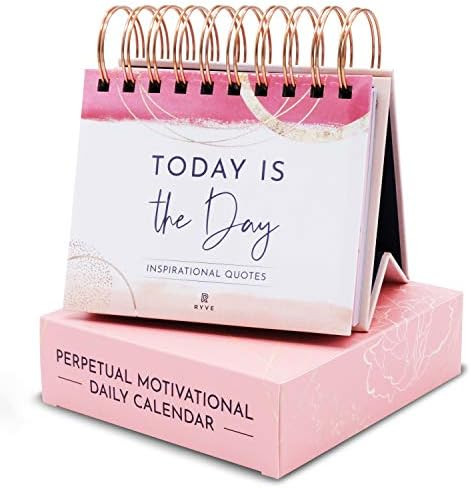 RYVE Motivational Calendar - Daily Flip Calendar with Motivational Quotes - Inspirational Gifts f... | Amazon (US)
