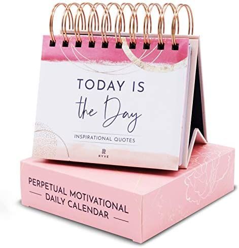 RYVE Motivational Calendar - Daily Flip Calendar with Inspirational Quotes - Motivational Gifts f... | Amazon (US)