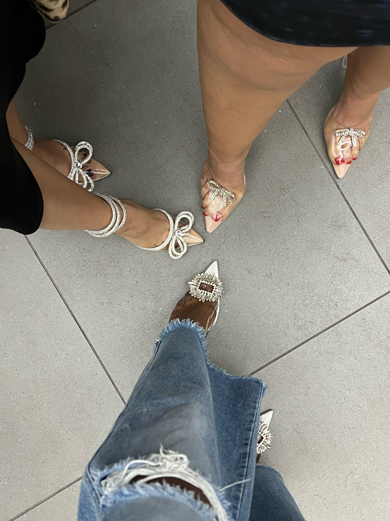 Holiday shoe style. Bring in the new year with bling! 

#cinderellaheels #bling #holidaystyle #newyears #styledwithintention 

#LTKfindsunder100