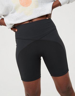 OFFLINE Goals Ribbed 7" Bike Short | American Eagle Outfitters (US & CA)