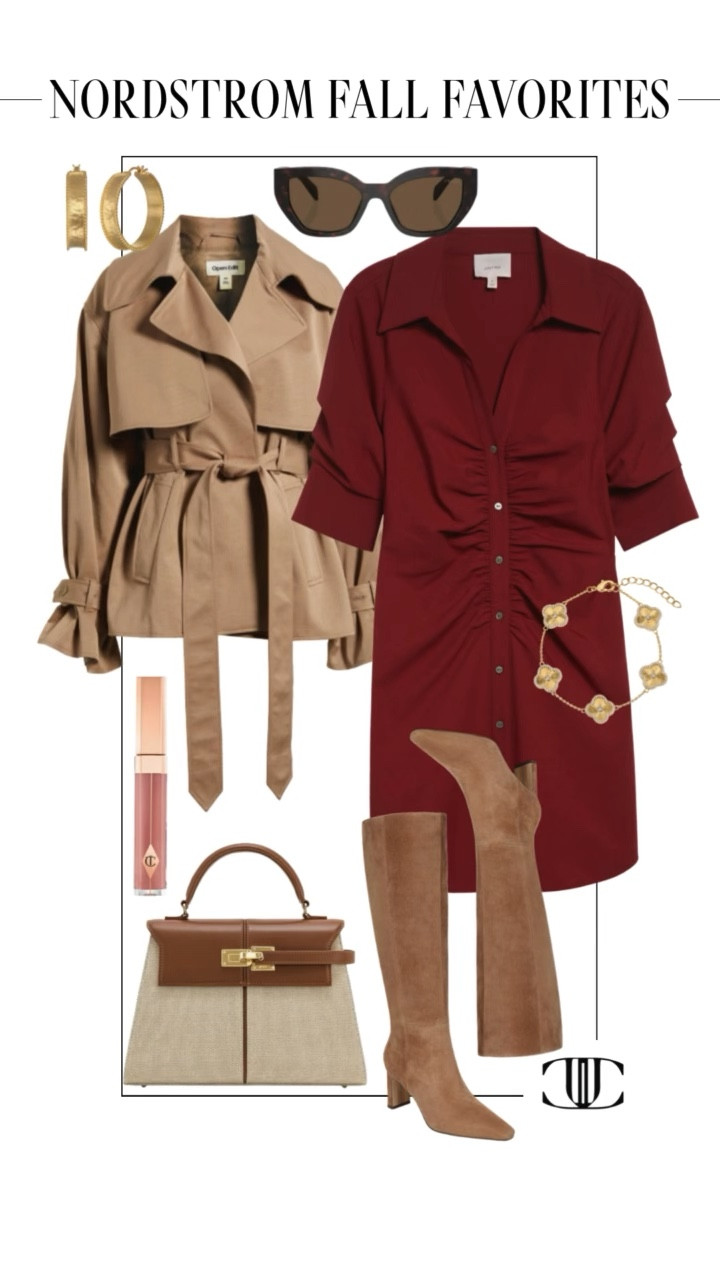 🍂 My latest fall favorites from Nordstrom styled head-to-toe—and yes, I paid extra attention to how the bags + shoes complete each look. From cozy daytime errands to chic nights out, these outfits carry you through every fall plan in style.

✨ Think:
– Lunch + shopping in the city 
– Pumpkin patch & cider runs 
– Girls’ dinner + date night 
– Outdoor fall festivals + concerts 
– Cozy weekend brunch 
– Thanksgiving gatherings 

A perfect mix of day and night looks—from sleek knit dresses with knee-high boots to casual denim and jackets layered just right. Whether you’re heading to a fall wedding weekend, a Friday night dinner, or a Saturday football game, Nordstrom has you covered.

Shop every piece now at @nordstrom and get your fall wardrobe rotation sorted

Fall outfit, fall fashion, boots, fall coat

#LTKShoeCrush #LTKOver40 #LTKStyleTip
