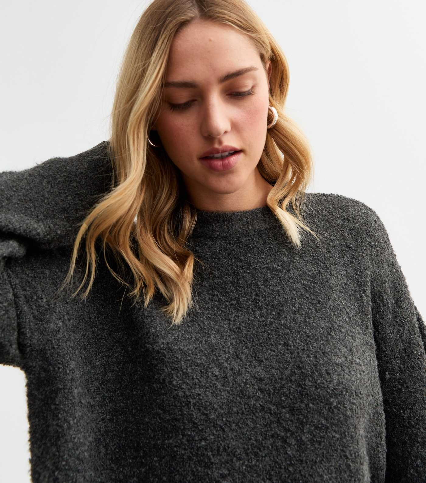Dark Grey Teddy Texture Knit Jumper
						
						Add to Saved Items
						Remove from Saved Items | New Look (UK)