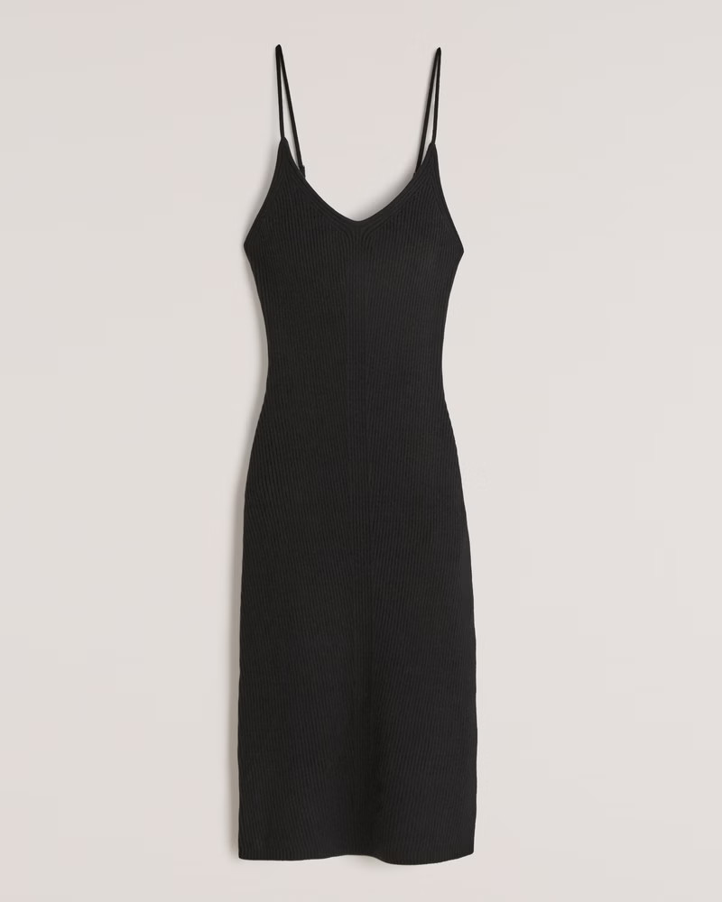 Midi Slip Sweater Dress | Abercrombie & Fitch (US)