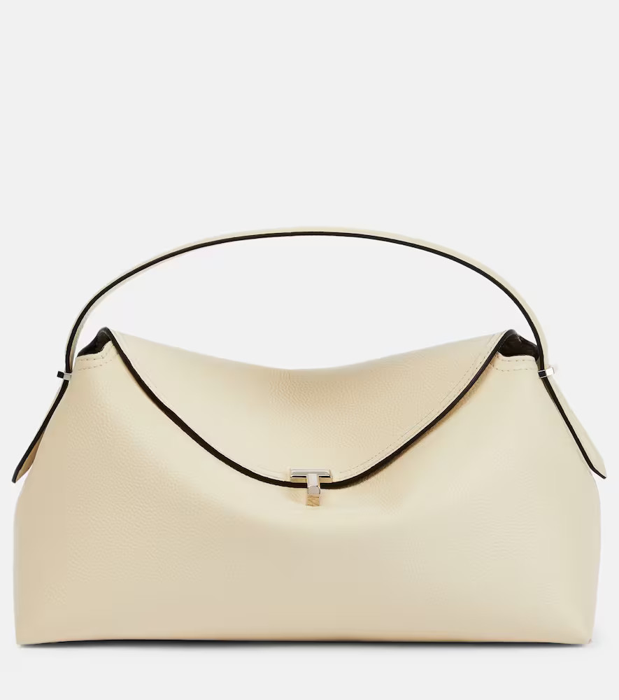 Toteme T-Lock Medium leather tote bag | Mytheresa (US/CA)