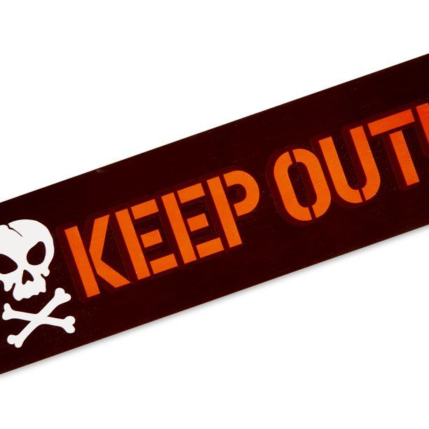 Way To Celebrate Halloween Fright Tape, Danger- Keep Out | Walmart (US)