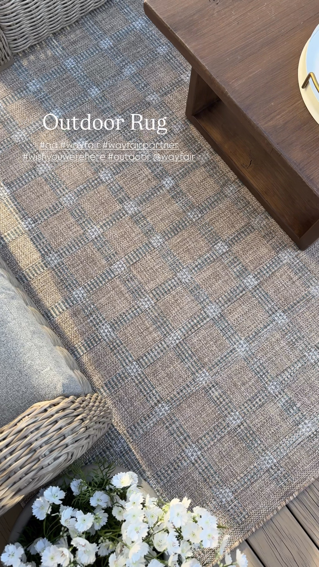 #ad ☀️ Patio season is here and I’m getting mine ready with all things @Wayfair  #wayfair #wayfairpartner #wishyouwerehere #outdoor
Patio decor | outdoor rug | Loloi rug | outdoor furniture | outdoor side table | solar lights | solar lanterns | faux outdoor trees | cedar tree | camellia tree

#LTKHome #LTKSeasonal #LTKSaleAlert